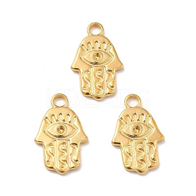 Ion Plating(IP) 304 Stainless Steel Pendants Rhinestone Settings STAS-E176-14G-1