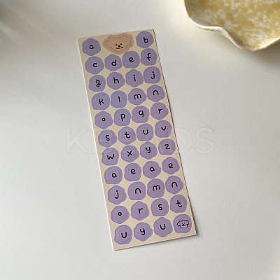 PVC Self-Adhesive Letter Stickers WG56011-01-1