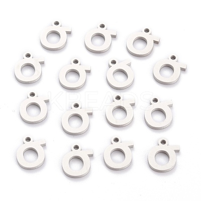 Non-Tarnish 304 Stainless Steel Pendants STAS-F267-10S-P-1