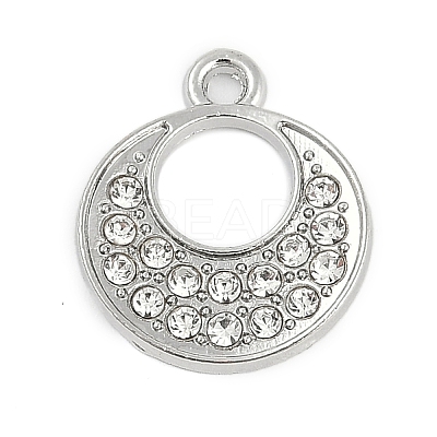 Alloy Micro Pave Rhinestone Pendants FIND-K020-15P-1