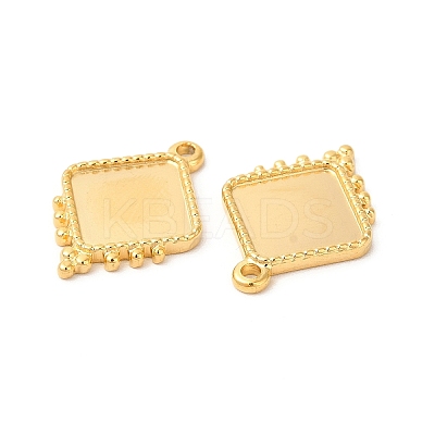 Ion Plating(IP) 304 Stainless Steel Pendant Cabochon Settings STAS-L268-042G-1
