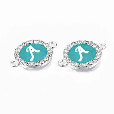 Alloy Enamel Links Connectors ENAM-T013-01-RS-1
