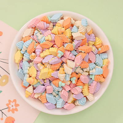 Opaque Resin Imitation Food Decoden Cabochons RESI-K027-14-1