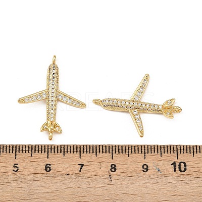 Brass Micro Pave Cubic Zirconia Pendants KK-F919-24G-1