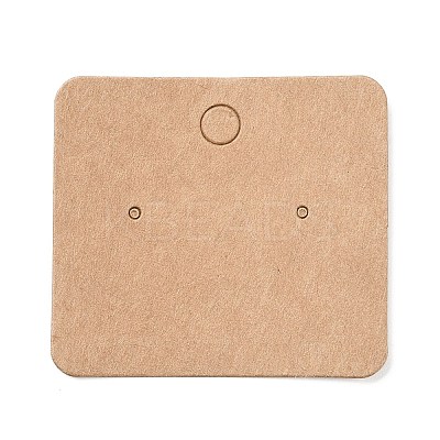 Blank Kraft Paper Earring Display Cards LS-CDIS-G005-05-1
