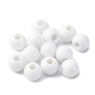 Bright Glazed Porcelain Beads PORC-D300-A25-1