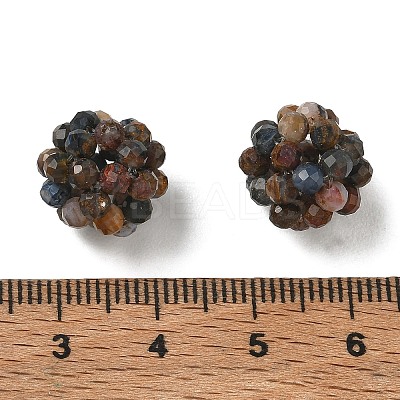 Natural Pietersite Woven Beads GG-CBA2E9C-H01-01-1
