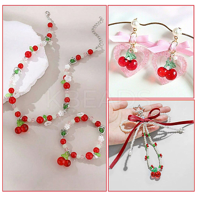 48Pcs 6 Colors Transparent Resin Pendants RESI-SC0036-63A-1
