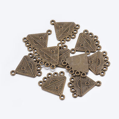 Alloy Connector Rhinestone Settings X-EA10685Y-AB-1
