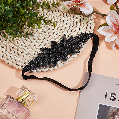 Flower Rhinestone Headbands PHAR-WH0020-05B-1