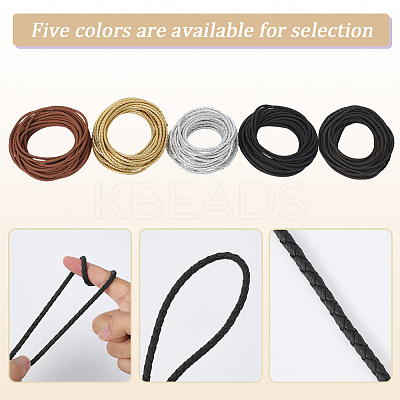 10M Round Imitation Leather Braided Cord WL-GF0001-32A-05-1
