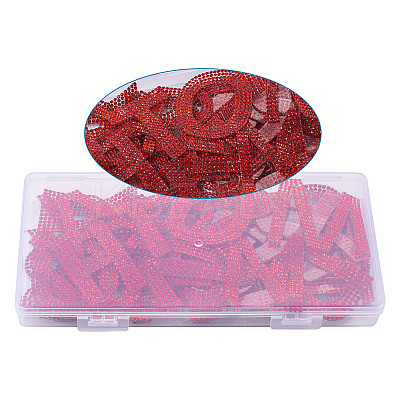 Glitter Hotfix Rhinestone Iron on Patches DIY-CD0001-10C-1