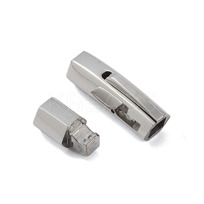 Non-Tarnish 316 Stainless Steel Bayonet Clasps STAS-K282-07B-P-1