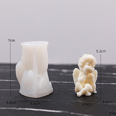 3D Angel DIY Food Grade Silicone Statue Candle Molds PW-WG82528-04-1