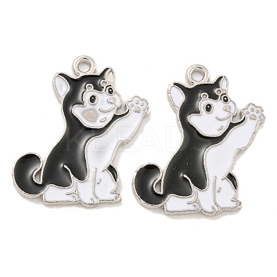 Rack Plating Alloy Enamel Pendants LS-ENAM-Z014-01P-07-1