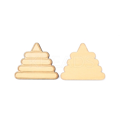 Wooden Cabochons WOOD-CJC0005-30-1
