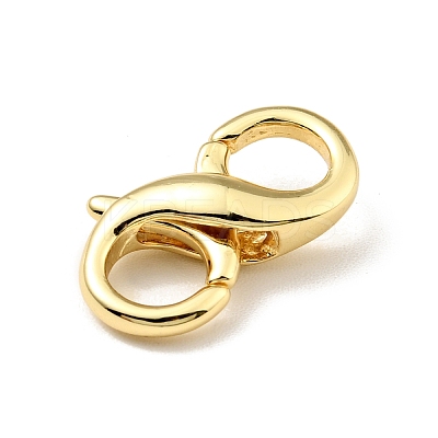 Brass Double Opening Lobster Claw Clasps KK-G416-53G-1