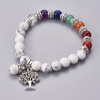 Chakra Jewelry BJEW-I273-A-1