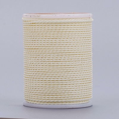Round Waxed Polyester Cord X-YC-G006-01-1.0mm-16-1