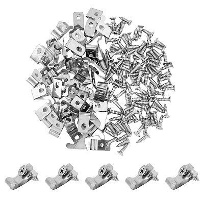 100Pcs 304 Stainless Steel Screws AJEW-DC0001-03-1