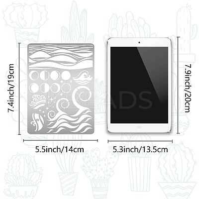 Stainless Steel Metal Cutting Dies Stencils DIY-WH0289-088-1