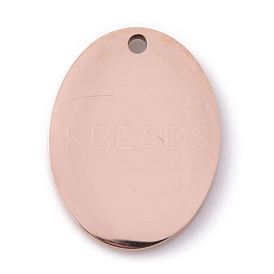 PVD Vacuum Plating 304 Stainless Steel Pendants STAS-P245-44RG-1