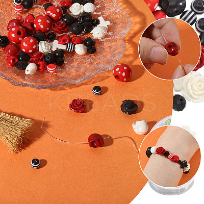 Halloween Theme DIY Jewelry Making Kits DIY-CA0007-72-1