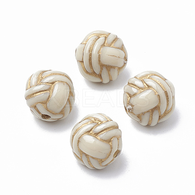 Plating Acrylic Beads X-PACR-S219-18A-1