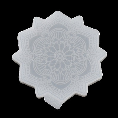 Mandala Flower Cup Mat Silicone Molds SIMO-H144-01B-1