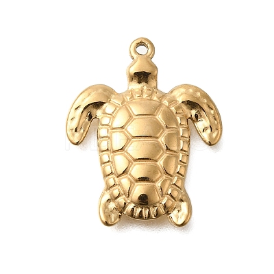 PVD Vacuum Plating 201 Stainless Steel Pendants STAS-C111-27G-1