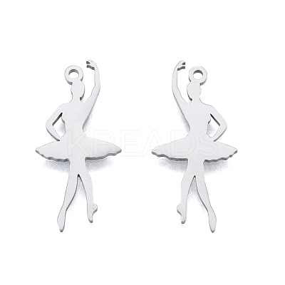 Non-Tarnish 201 Stainless Steel Pendant STAS-B027-01P-1