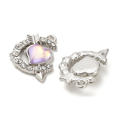 Platinum Alloy Glass Pendants FIND-Z068-03P-1