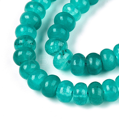 Dyed Natural White Jade Beads Strands G-T139-59A-09-1