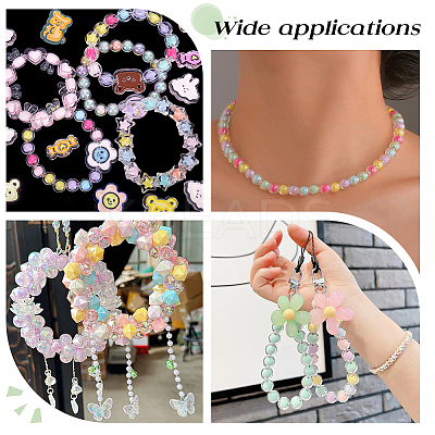 Transparent Acrylic Beads TACR-AR0001-25-1