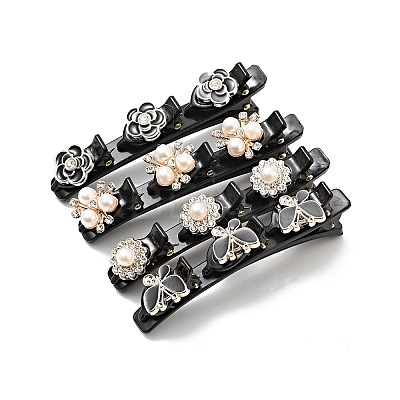 Fashion Double Layer Plastic Alligator Hair Clips Sets LS-PHAR-P005-24-1