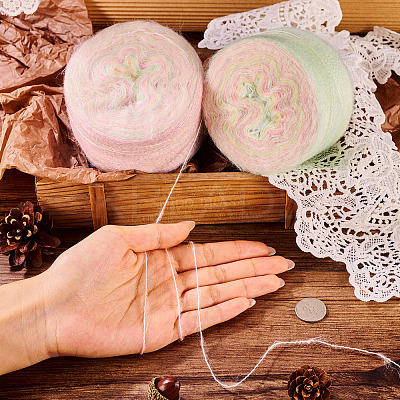 Segment Dyed Knitting Yarn LS-DIY-TAC0033-03B-1