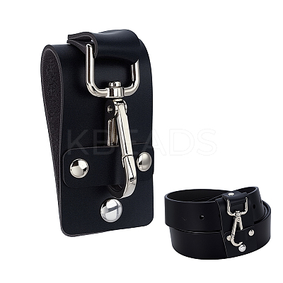 Imitation Leather Garment Accessories KEYC-WH0027-122-1