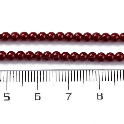 Baking Paint Glass Beads GLAA-Z010-01A-1