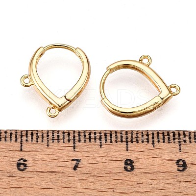 Brass Hoop Earring Finding KK-N261-64G-1