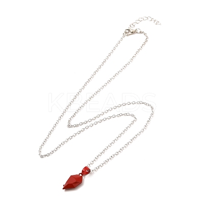 Rack Plating Alloy Heart Pendant Necklaces Sets NJEW-B081-08B-1