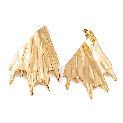 Ion Plating(IP) Wing 304 Stainless Steel Stud Earrings for Women EJEW-L272-018G-1