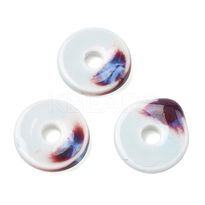 Vintage Handmade Two Tone Porcelain Beads PORC-NH0002-01A-1