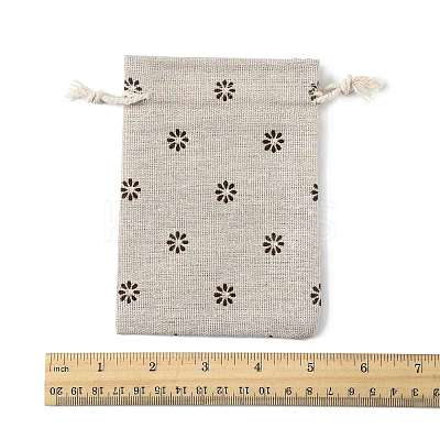 24Pcs 6 Colors Polycotton(Polyester Cotton) Packing Pouches Drawstring Bags ABAG-FS0001-12-1