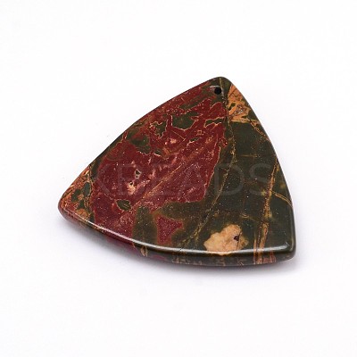 Natural Polychrome Jasper/Picasso Stone/Picasso Jasper Pendants G-J307-12-1