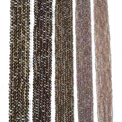 Electroplate Glass Beads Strands EGLA-A034-T6mm-A09-1