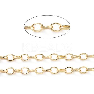 Brass Cable Chains CHC-G005-02G-1