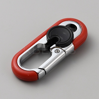 Alloy Car Key Chain for Men AJEW-WH0348-76C-1
