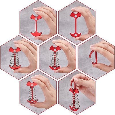 10Pcs Aluminum Alloy Tent Peg FIND-FH0002-07-1
