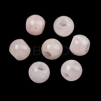 Natural Rose Quartz European Beads GG-CBA02C4-04A-1