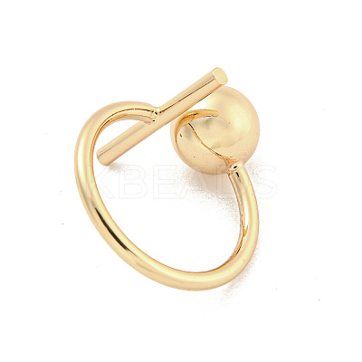 Long-Lasting Plated Brass Cuff Rings RJEW-I103-051P-1